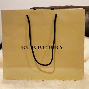 Burberry retail gift wrap bag